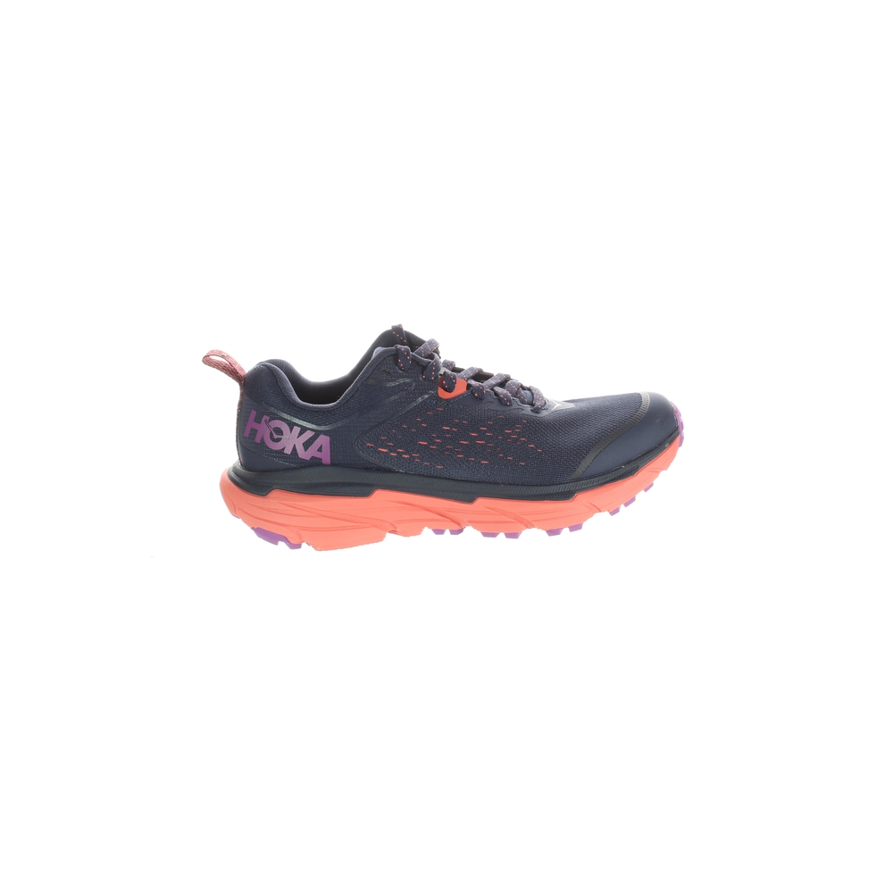 Hoka One One Womens Challenger Atr 6 Black Iris Hot Coral Running Shoes Size 5